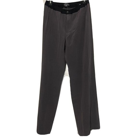 Vince. Gray Silk Trouser Straight Leg pants Size Small - Picture 1 of 8
